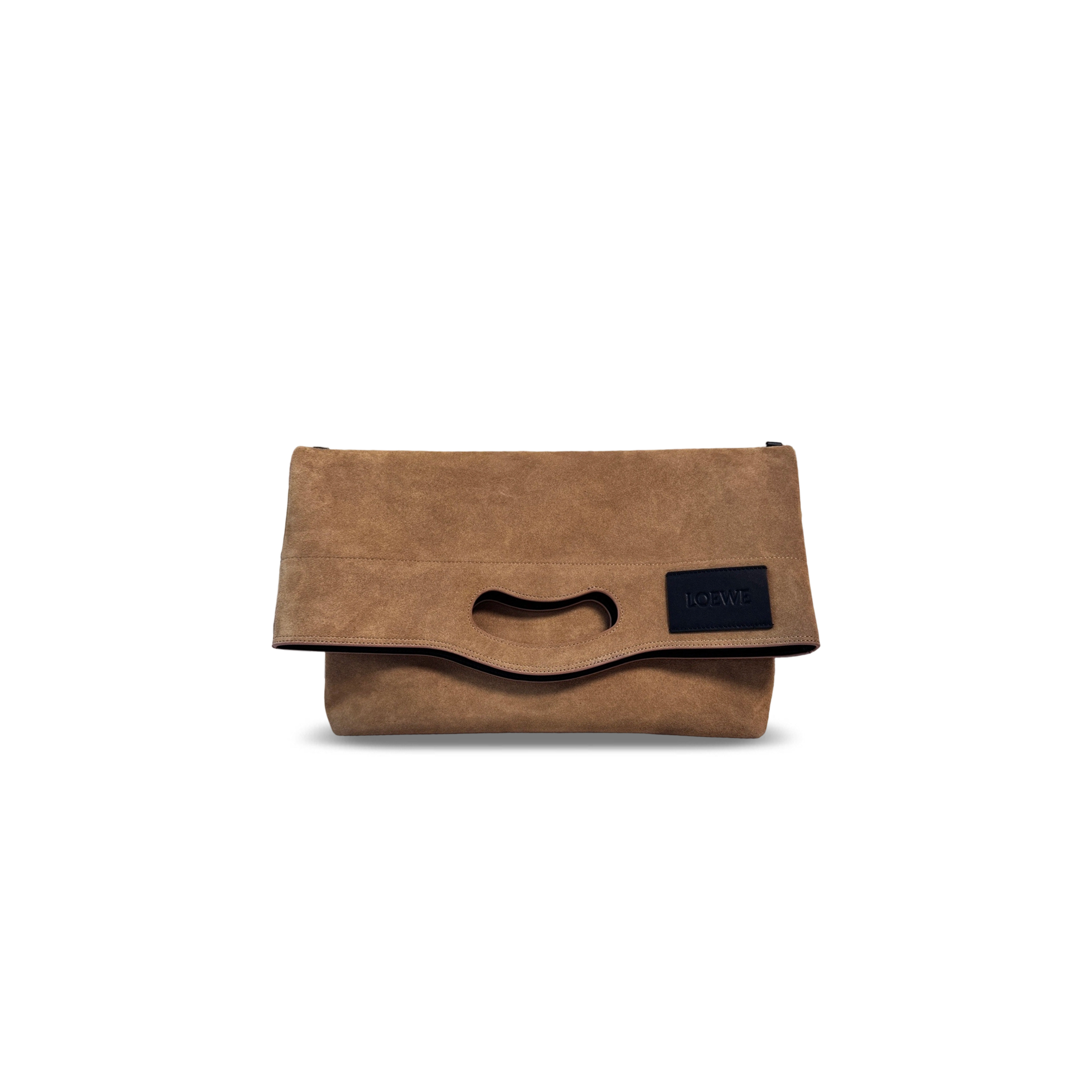 LOEWE BOB FOLDED TOTE IN SUEDE BBOOBTLX02 (47.5*38*9.5cm)
